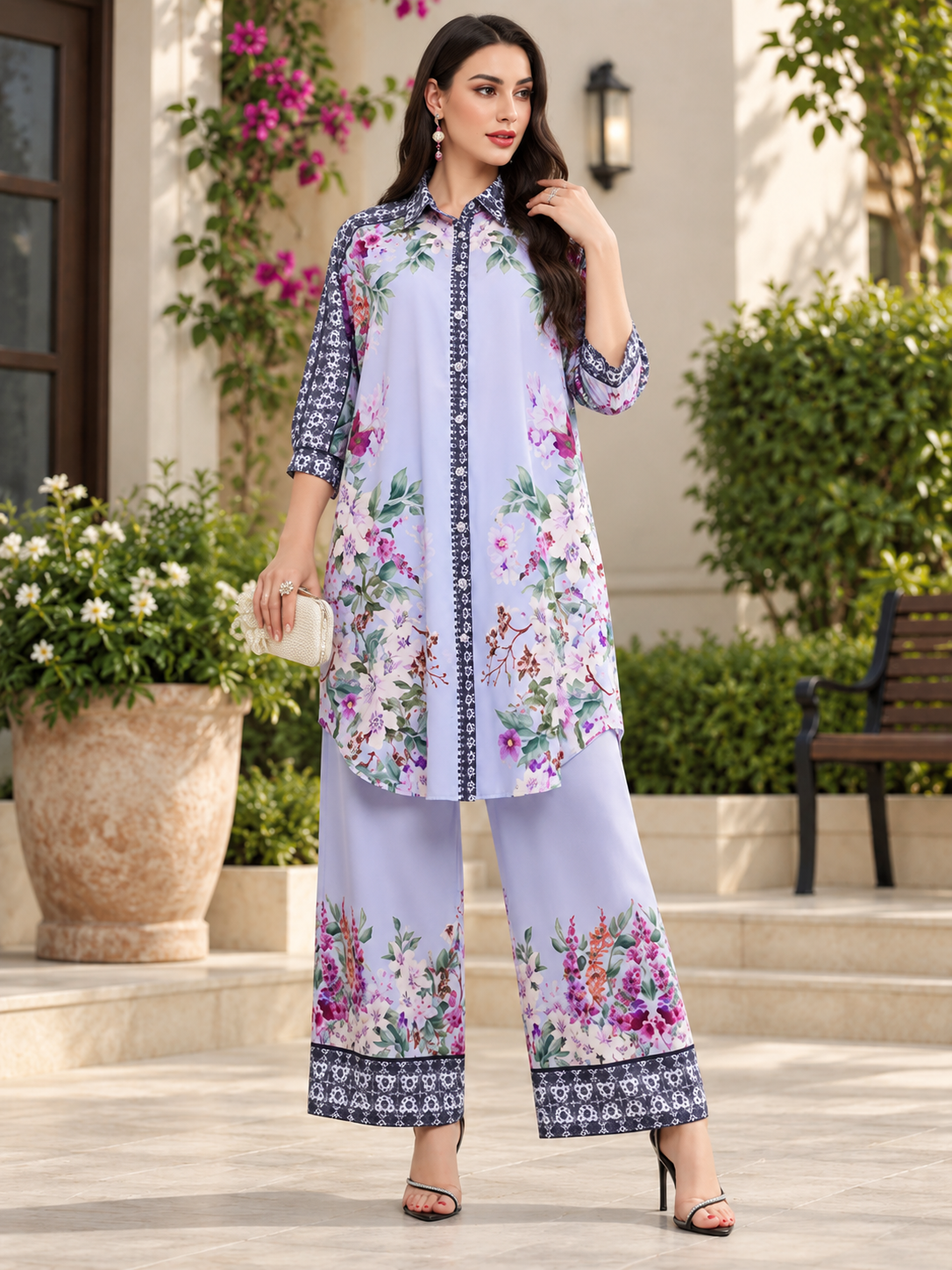 Elegant Print Co Ord Set