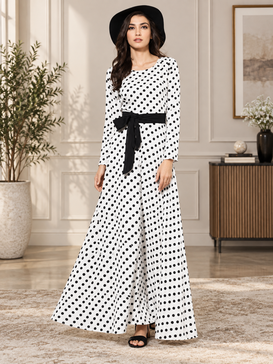 Polka Dot Maxi