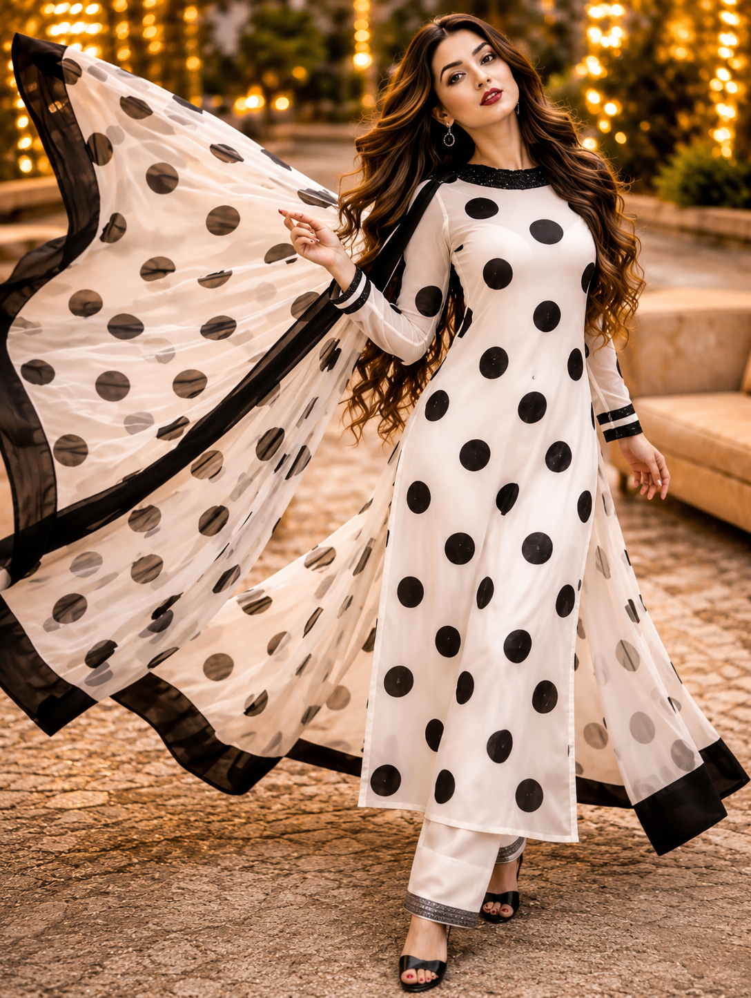 Polka Luxury Outfit