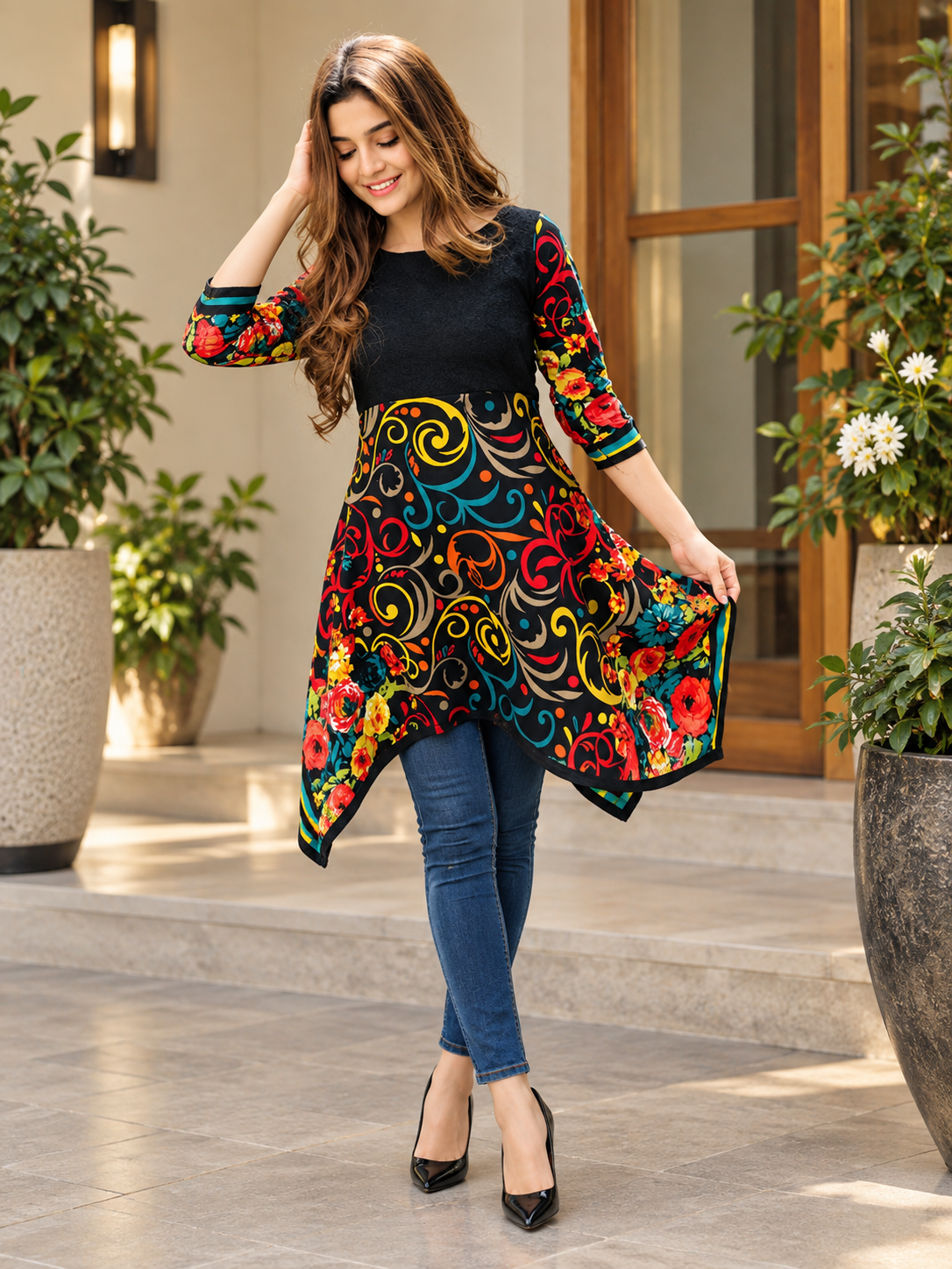 Multishade Peplum