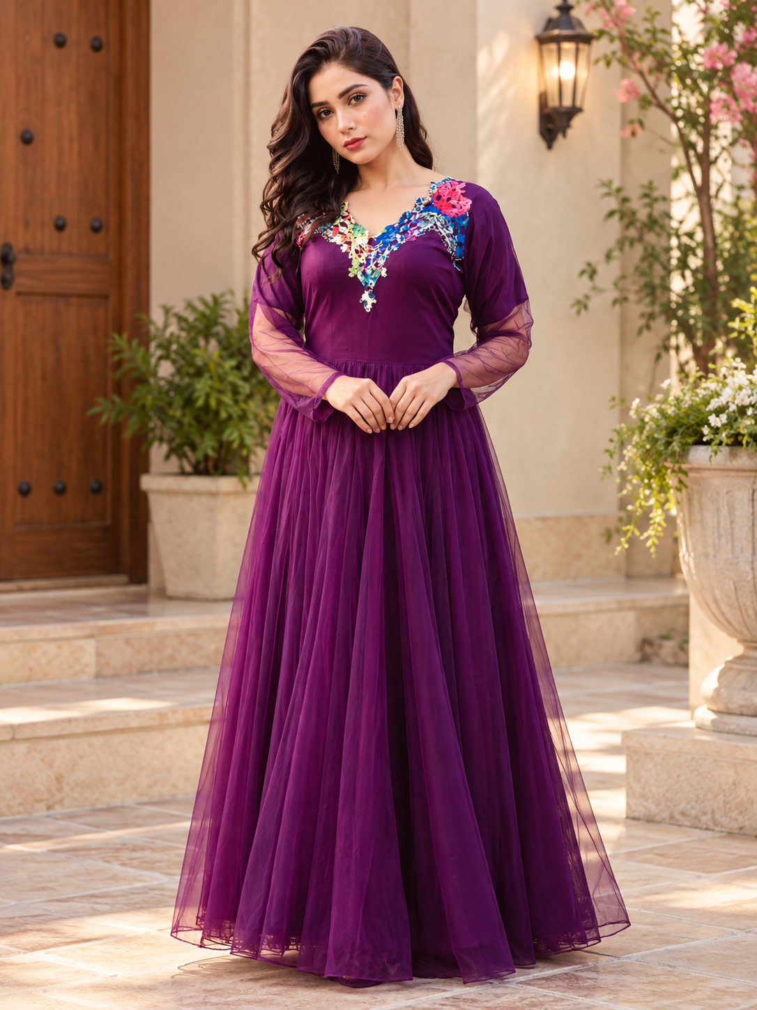 Marjanda Maxi With Blossom Touch