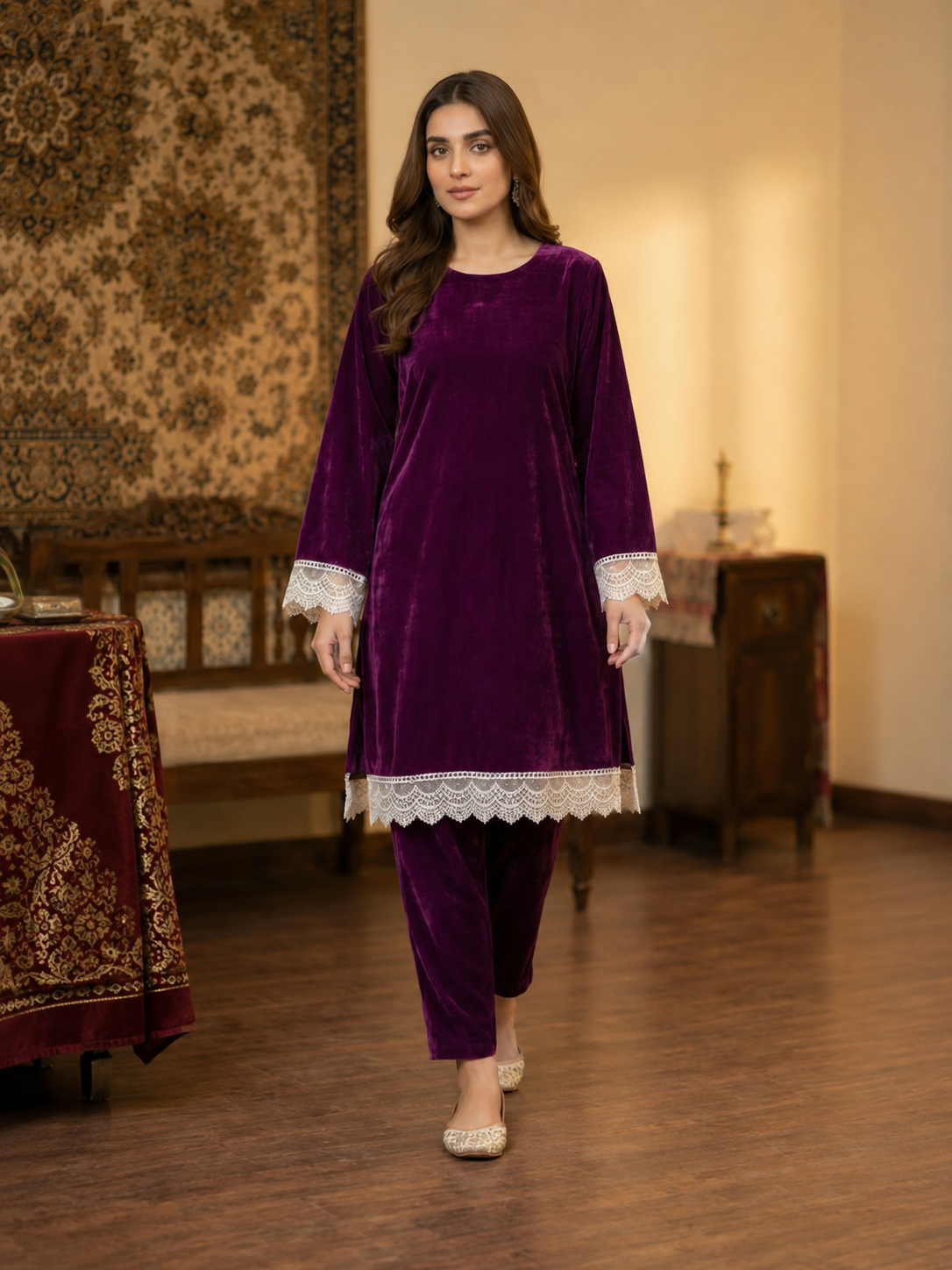 Women Marjanda Velvet Dress