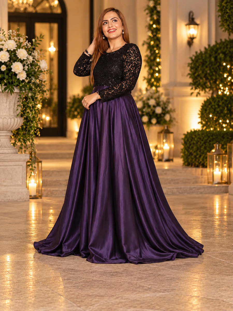 Purple Evening Maxi