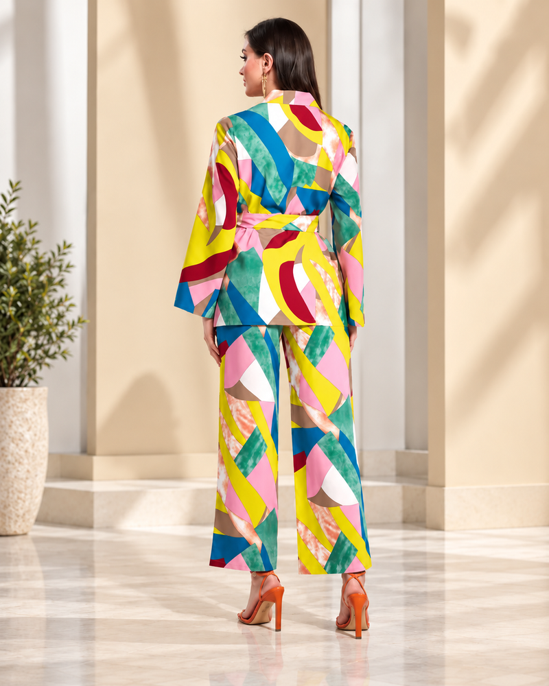 Multi Pant Top With Upper