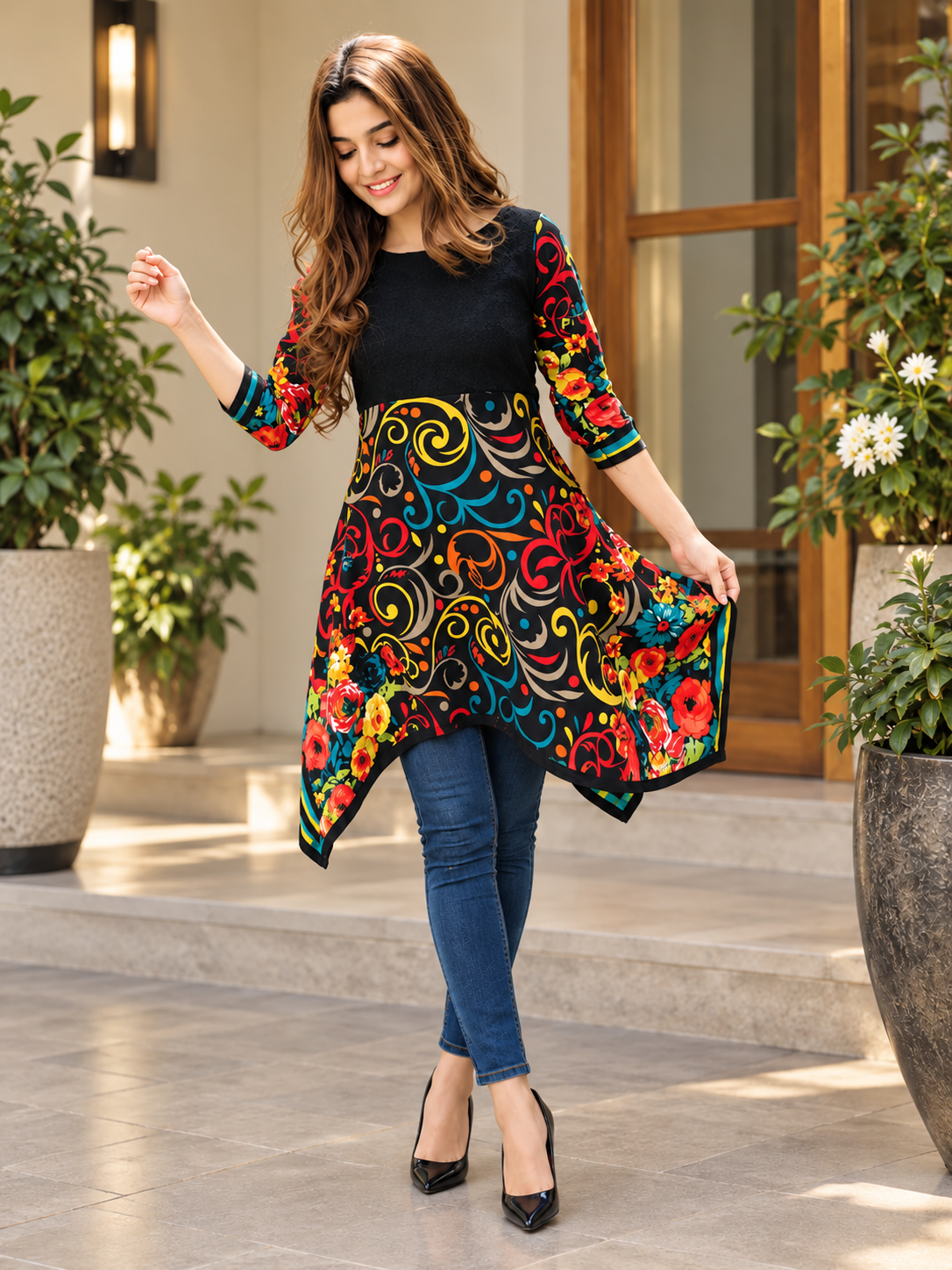 Multishade Peplum
