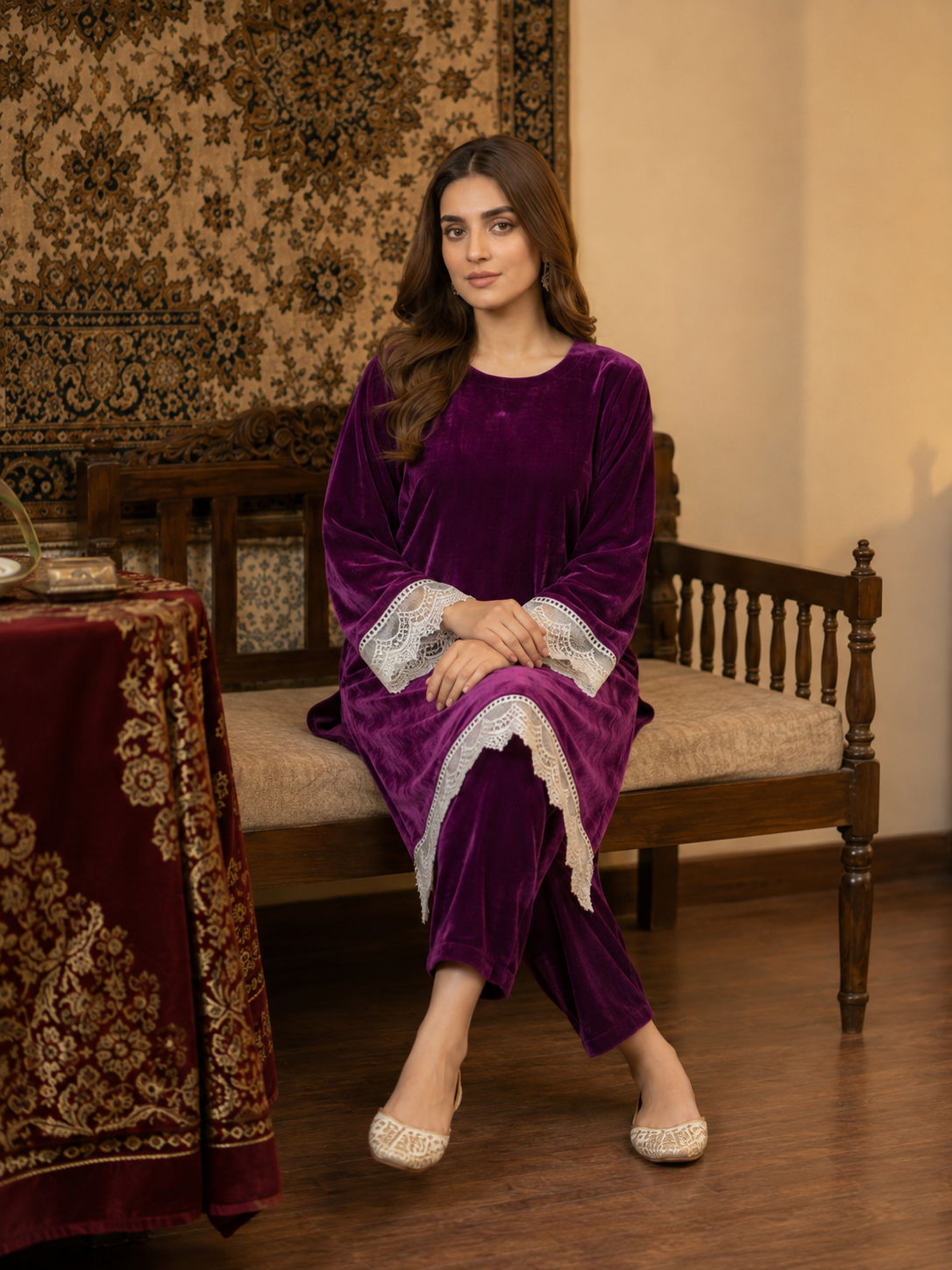 Women Marjanda Velvet Dress