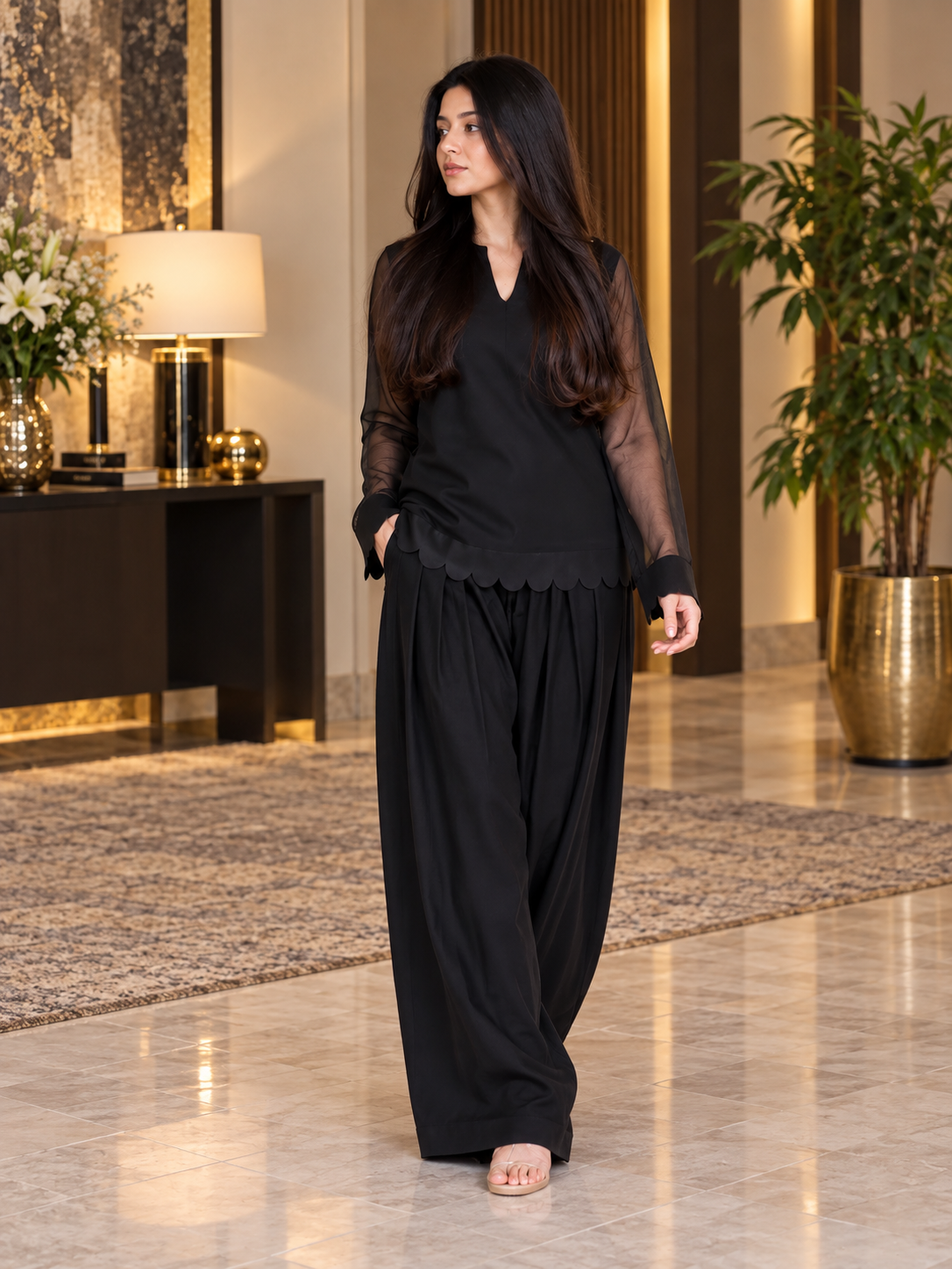 Desi Western Dress