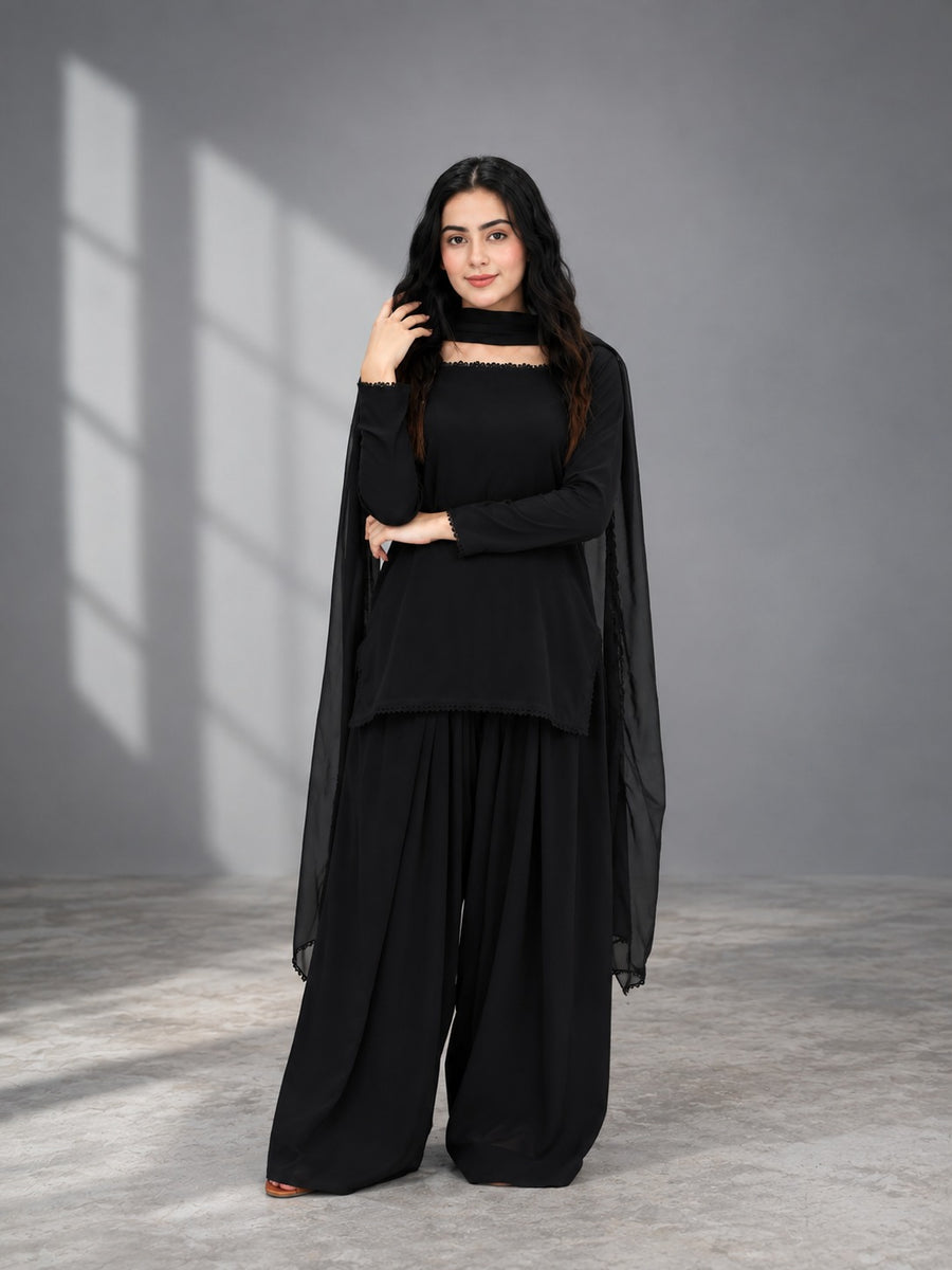 Chic & Graceful Black Dress