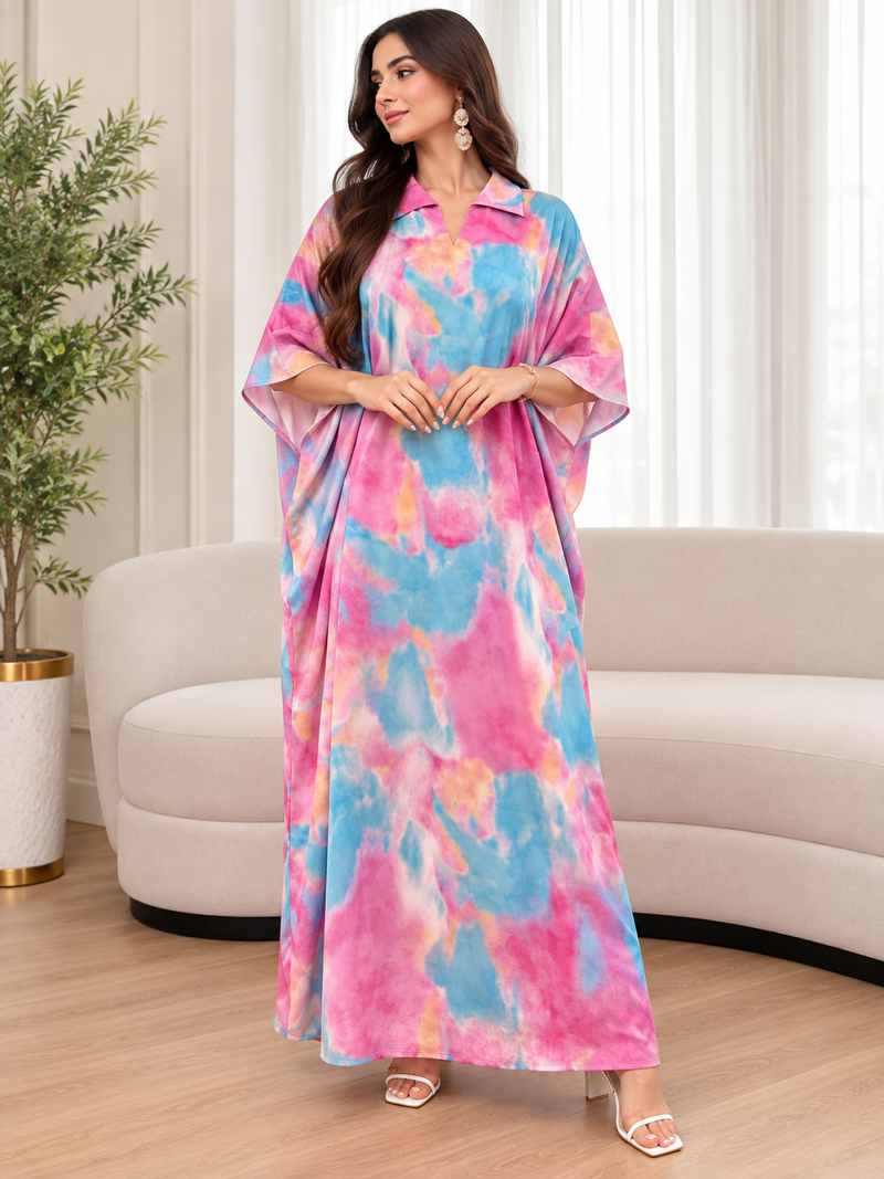 Women’s Random Pattern Print Maxi