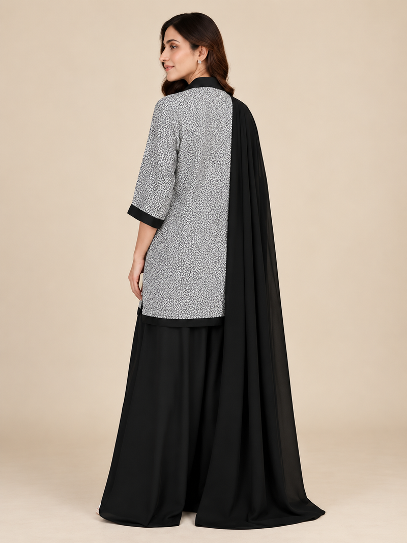 Black Diamond Dress (03 Piece)