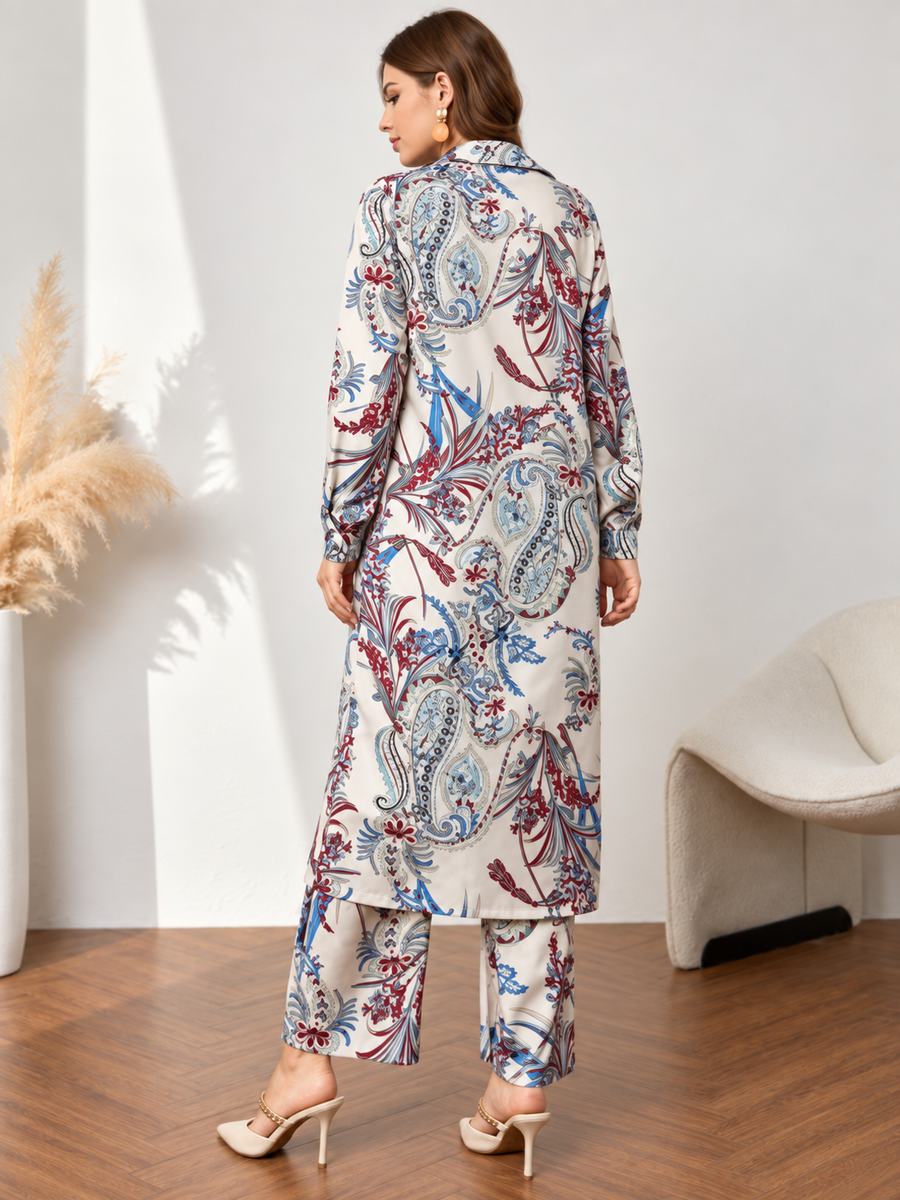 Colourful Printed Traditional Dress