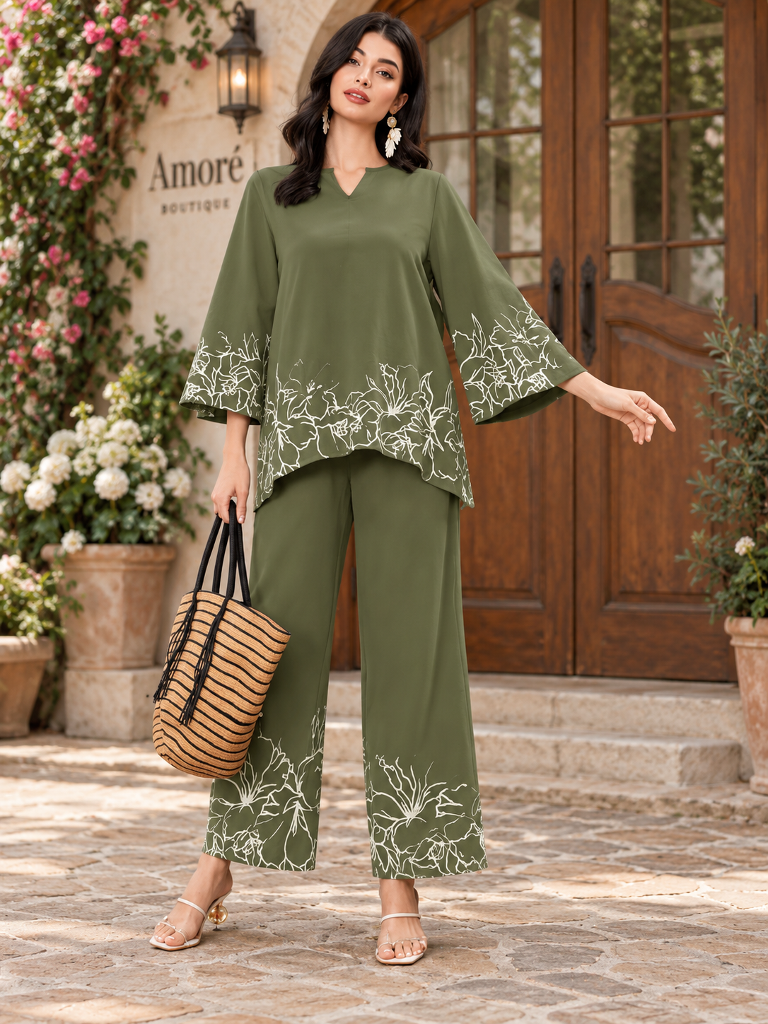 Flower Print Co Ord Set