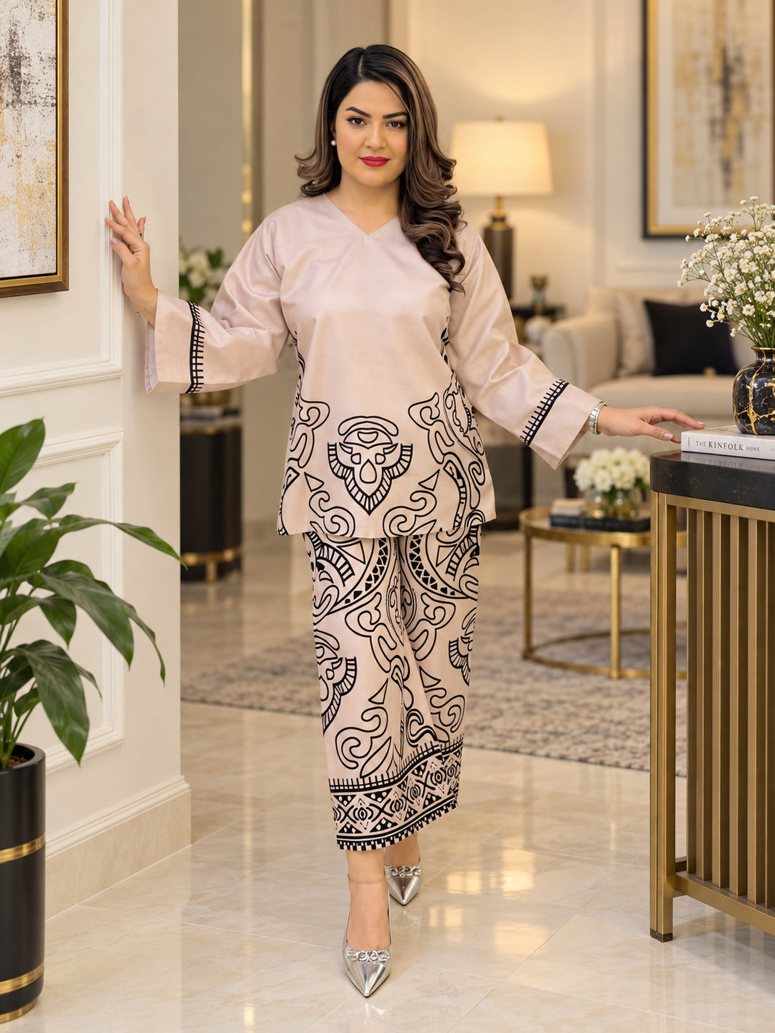 Skin Printed Co Ord Set