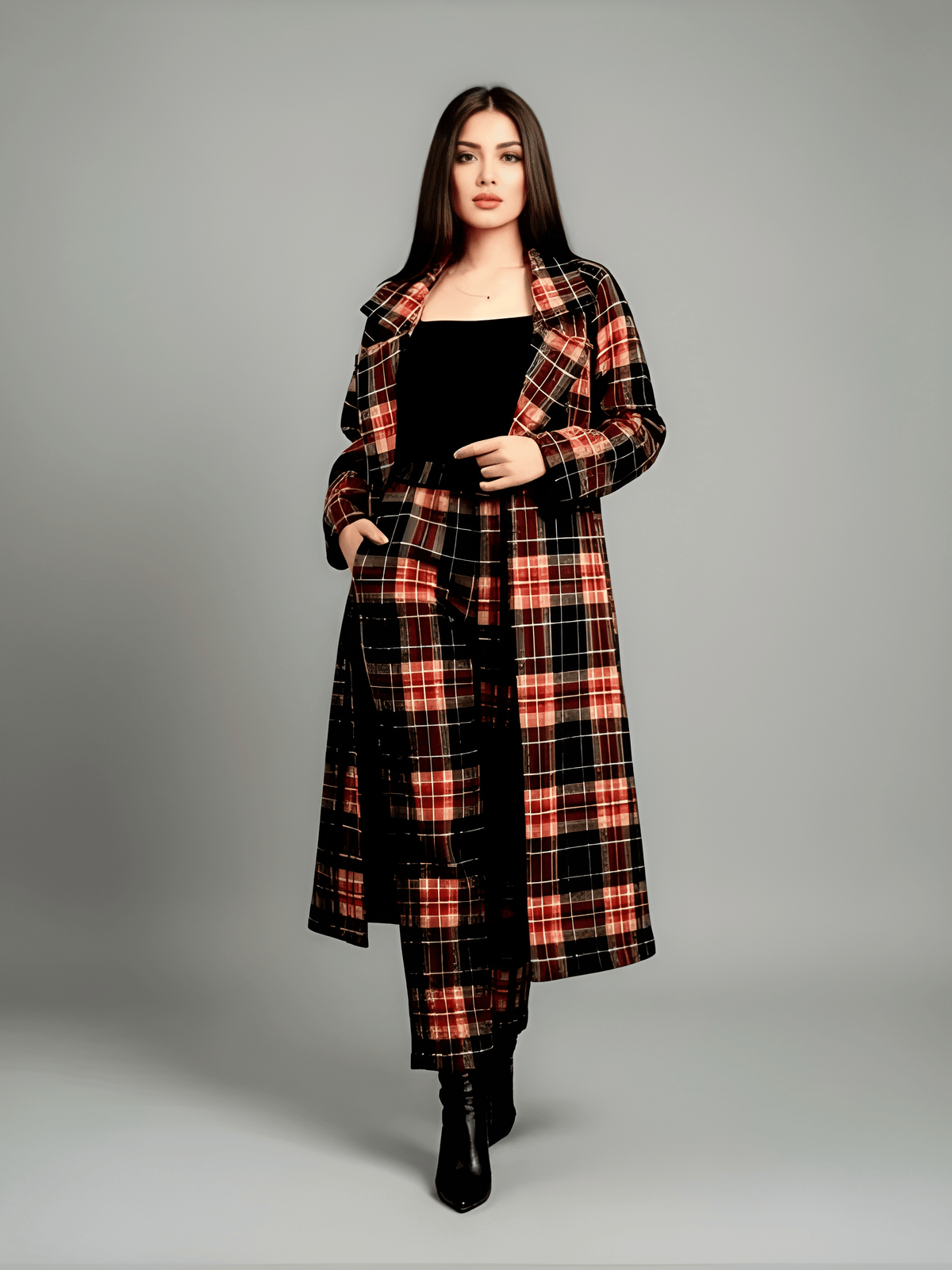 Women’s Checks Co Ord Set