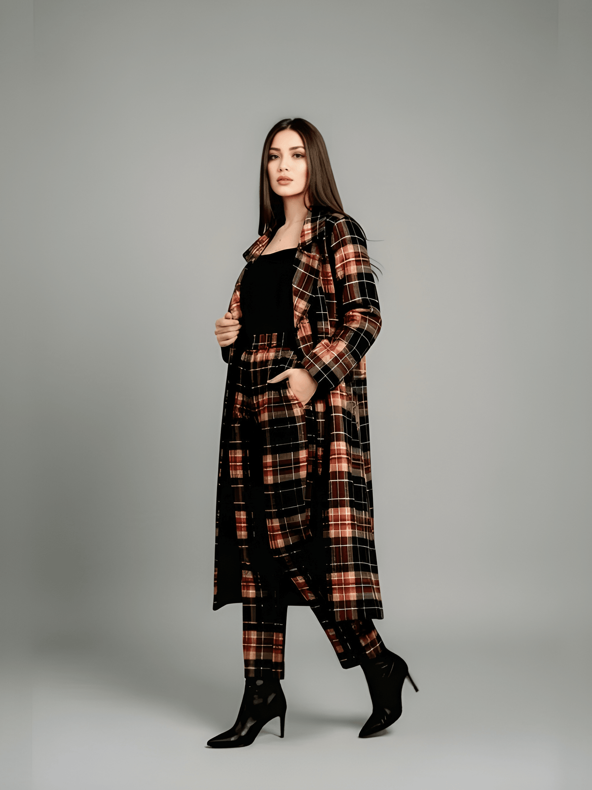 Women’s Checks Co Ord Set