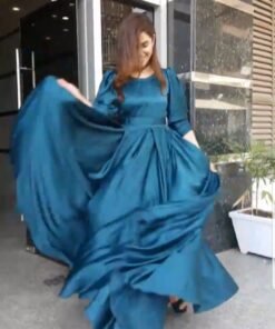 Sea Green Silk Maxi
