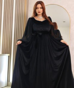 Black Maxi With Bell Sleeves
