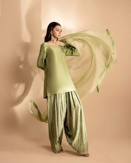Pista Dress With Sequin Farshi