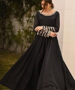 Black Stylish Coin Maxi